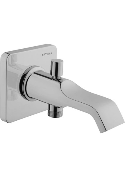 Krom Suit U A42490 Çıkış Ucu, El Duşu Çıkışlı, Şık ve Kullanışlı Tasarım