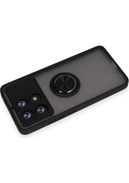 Zengezur Newface Xiaomi Poco X6 Pro Kılıf Montreal Yüzüklü Silikon Kapak - Siyah modelleri