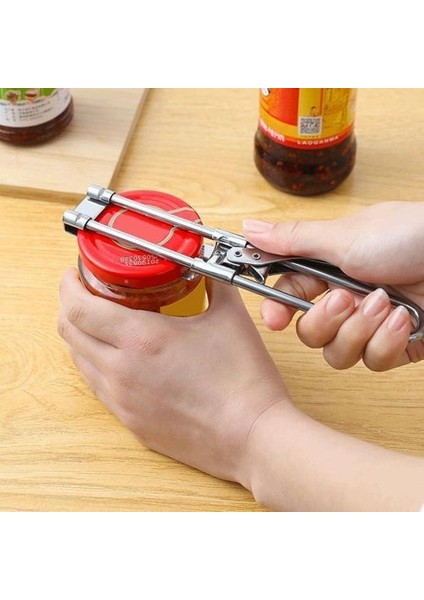 Manuel Konserve Açacağı Ayarlanabilir Paslanmaz Çelik Gümüş Kavanoz Kapağı Açacağı (Yurt Dışından) indirimleri