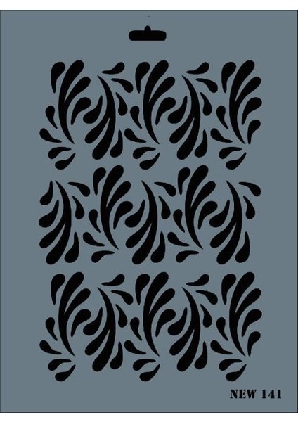 Rich New Seri N-141 Stencil 35X25 cm