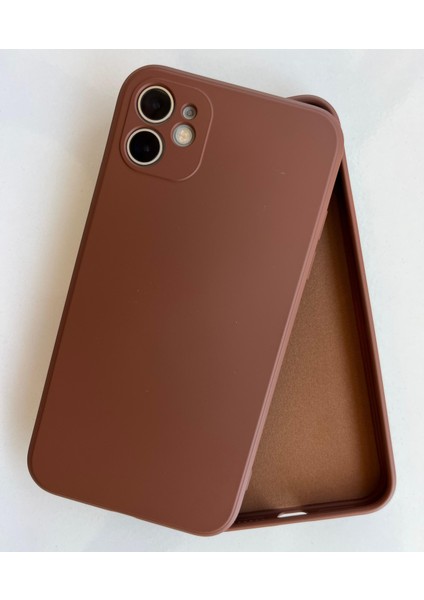 İphone 11 İle Uyumlu Köşeli Kalıp ( 12 GÖRÜNÜMLÜ) Logosuz Lansman İçi Kadife Esnek Silikon Kılıf fiyatları