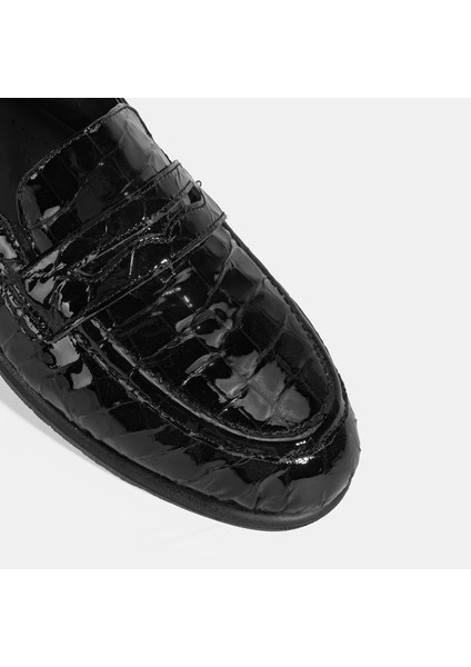 Kadın Siyah Desacomfort Dolgu Topuklu Deri Ayakkabı fırsatları