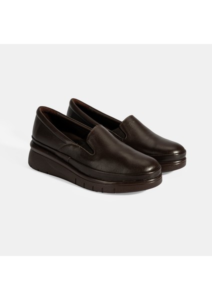 Kadın Kahve Desacomfort Deri Günlük Ayakkabı