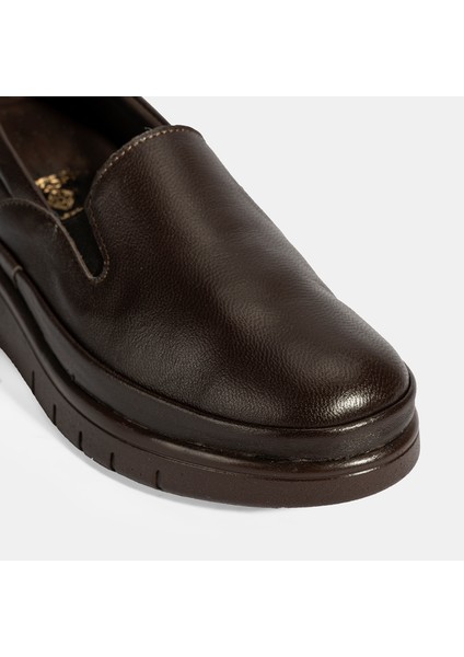 Kadın Kahve Desacomfort Deri Günlük Ayakkabı