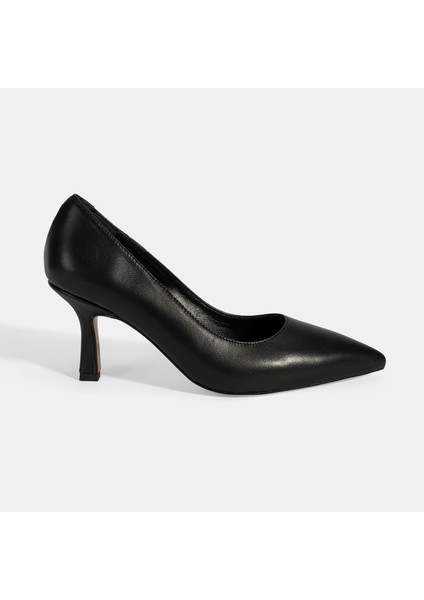 Kadın Siyah Deri Stiletto fiyatları