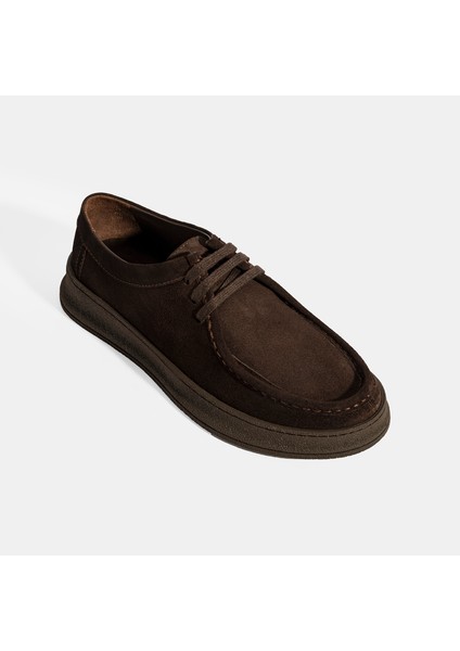 Erkek Kahve Bağcıklı Günlük Süet Ayakkabı indirimleri