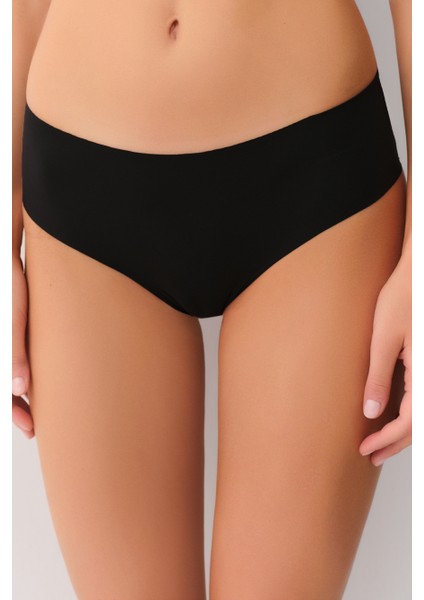 Invisible Lazer Kesim Midi Slip Külot