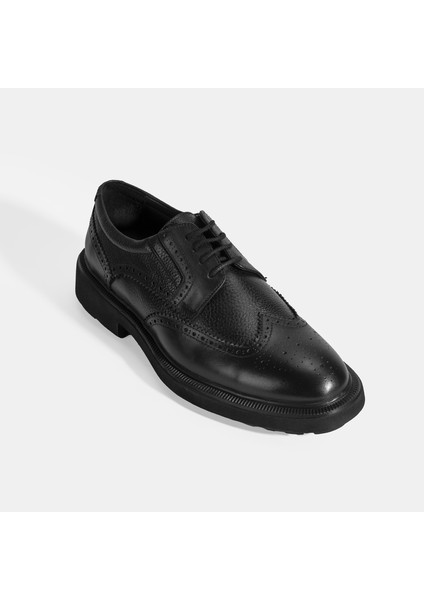 Erkek Siyah Bağcıklı Klasik Ayakkabı indirimleri