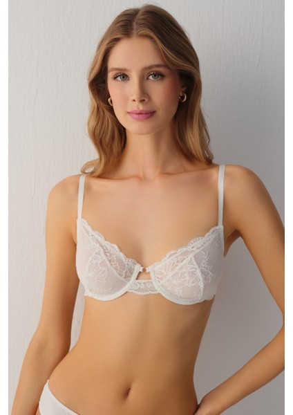 Honey Dantelli Desteksiz Balenli Sütyen
