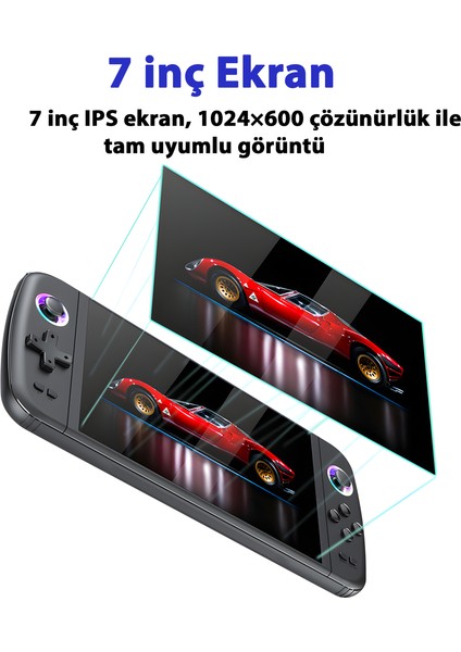 M27 7.0 Inç HDMI Çıkışlı Taşınabilir Retro Oyun Konsolu Atari 20000 Oyun