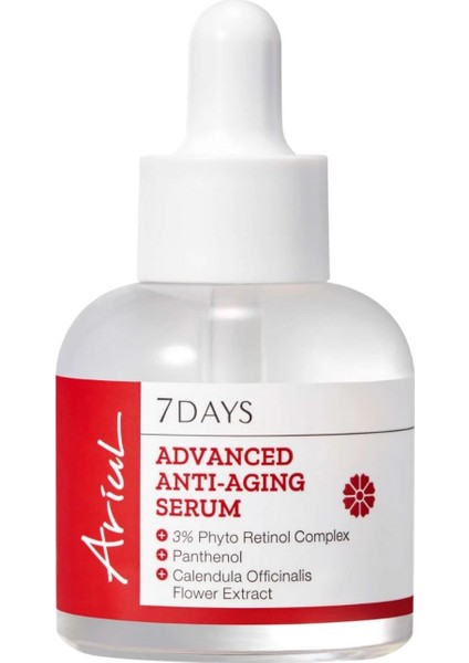 7 Days Advanced Anti-Aging Serum 20ML - %3 Fito Retinol Kompleks Yaşlanma Karşıtı Vegan Serum
