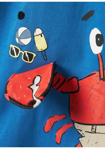 Nmmfısh Nreg Ss Top Box Mavi Erkek Çocuk Kısa Kol T-Shirt modelleri