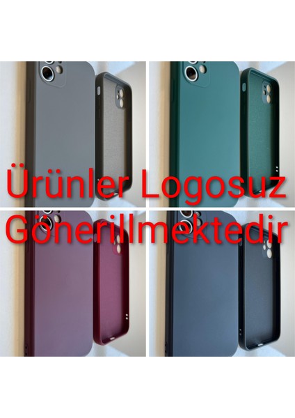 İphone 11 İle Uyumlu Köşeli Kalıp ( 12 GÖRÜNÜMLÜ) Lansman İçi Kadife Esnek Silikon Kılıf modelleri
