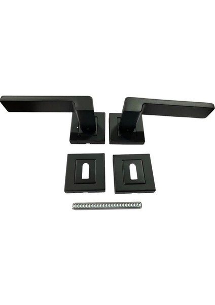 Sofuoğlu Rozet Anka Mat Siyah Oda Kapı Kolu