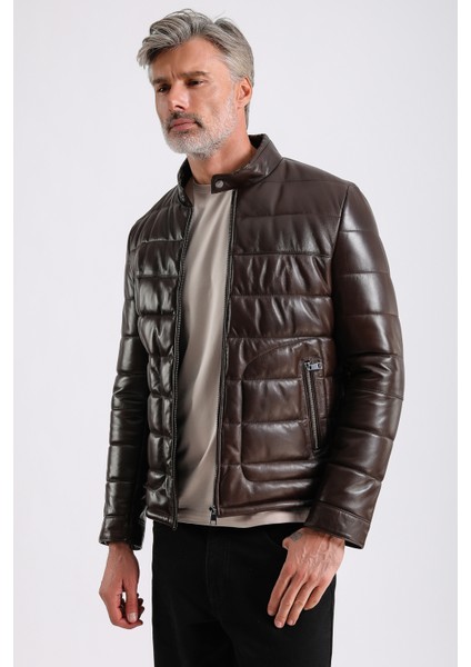 Gabriel Erkek Şişme Hakiki Deri Mont fiyatları