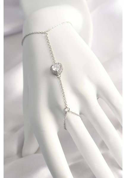 Bfs 316L Çelik Gümüş Renk Kalp Model Şahmeran