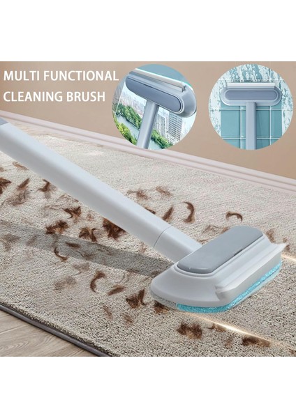 4 In 1 Evcil Hayvan Kedi Köpek Mobilya Halı Için Tüy Temizleme Fırçası Uzun Saplı Ergonomik Çok Amaçlı