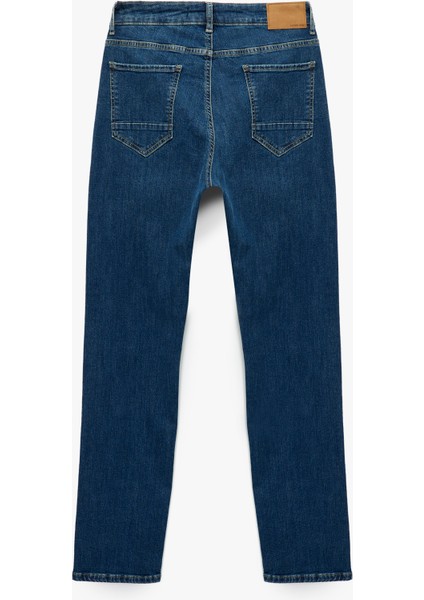 Cepli Straight Fit Düz Paça Jean Pantolon - Mark Straight Jeans fiyatları