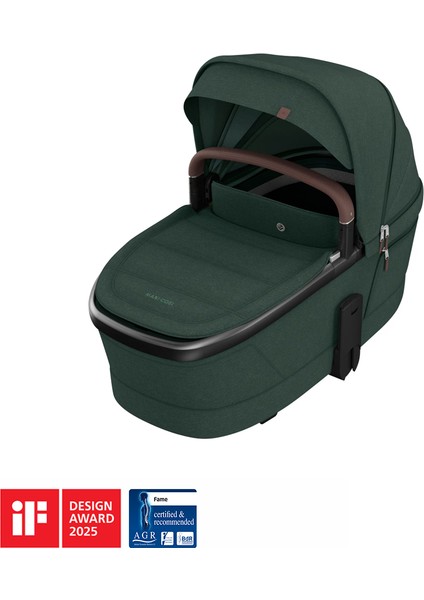 Maxi- Cosi Fame Yatış Pozisyonu Ayarlanabilir Ekstra Geniş 0- 9 kg Portbebe Twillic Green