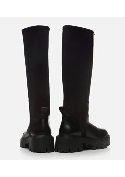 01CIH291890A100 Deri Siyah Kadın Çizme