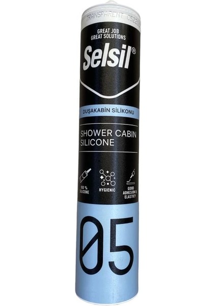 Selsil 05 Mutfak Duşakabin Silikonu Şeffaf 280 ml