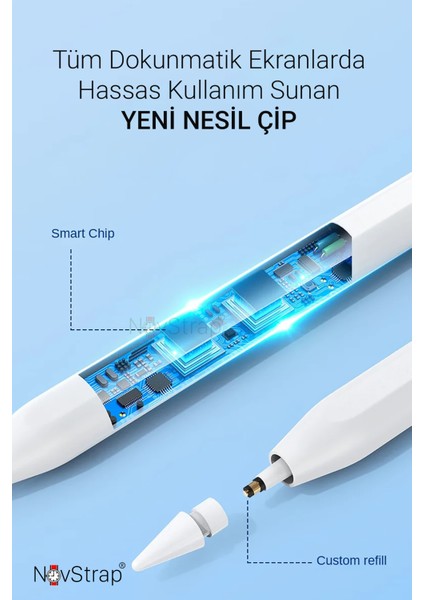 Honor Pad 9/8/x8 LITE/X9/X8A/X9A/MAGIC Pad 2 ile Uyumlu Dokunmatik Tablet Kalemi 3. Nesil Stylus Pencil