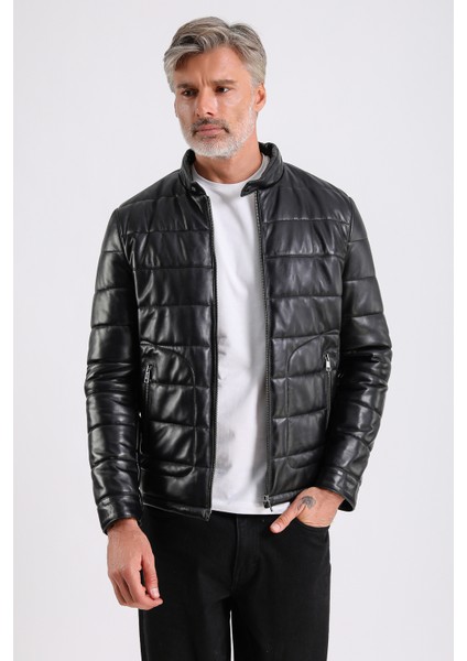 Gabriel Erkek Şişme Hakiki Deri Mont fiyatları