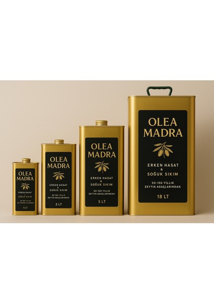 OLEA MADRA Ayvalık naturel Zeytinyağı 2lt