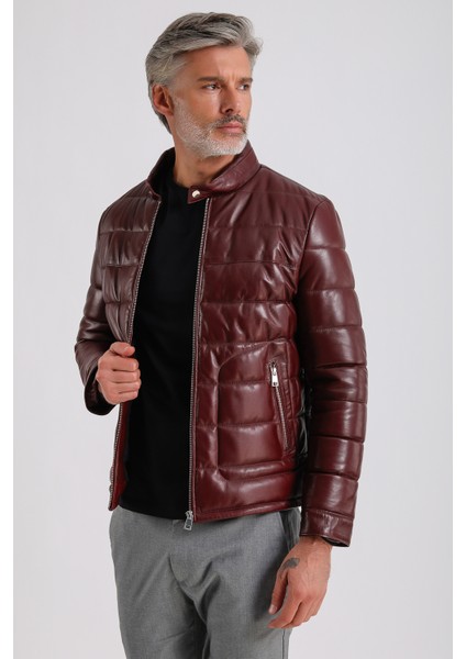 Gabriel Erkek Şişme Hakiki Deri Mont fiyatları