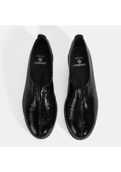 Kadın Siyah Desacomfort Deri Günlük Ayakkabı indirimleri