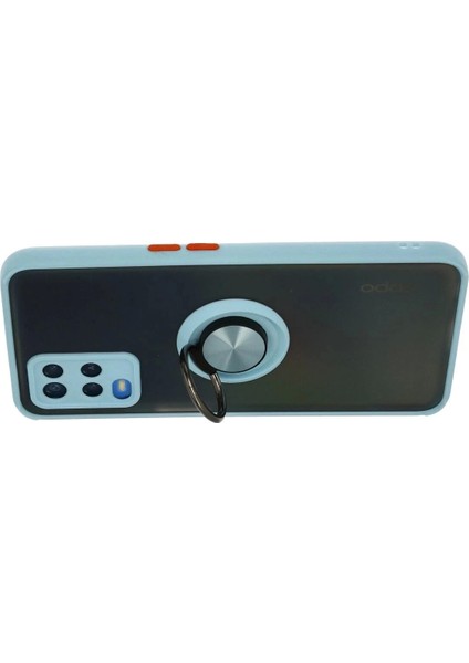 Bfs Oppo A54 4g Kılıf Montreal Yüzüklü Silikon Kapak - Buz Mavi modelleri