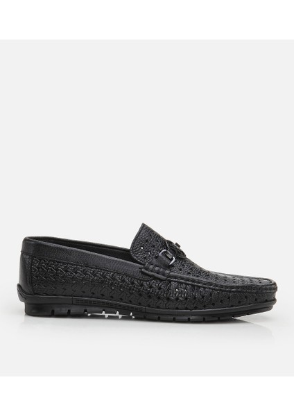 Erkek Deri Siyah Loafer