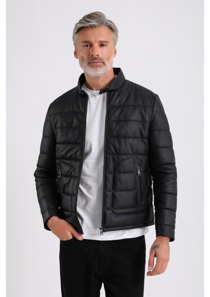 Gabriel Erkek Şişme Hakiki Deri Mont fiyatları