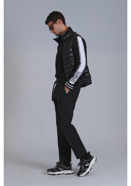 Hıdden Spor Erkek Chino Pantolon Slim Fit Siyah