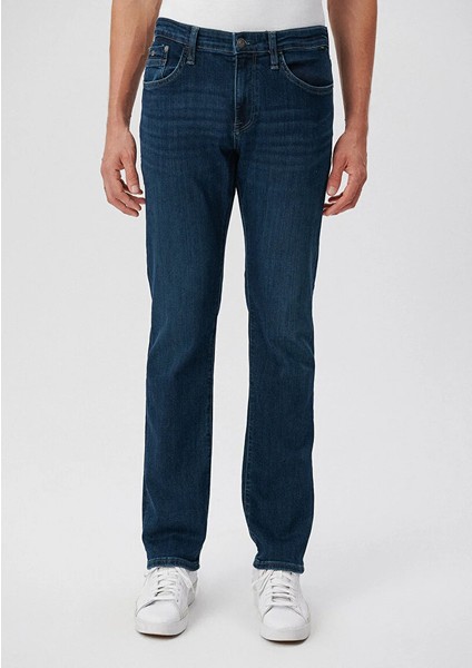 Martin Mavi Premium Puslu Koyu Mavi Jean Pantolon 0037885202