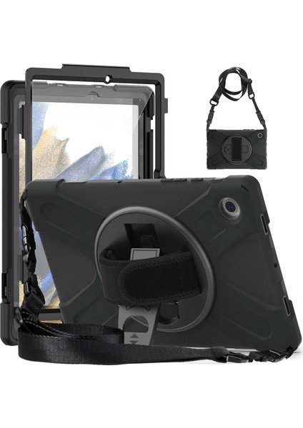 Zengezur Newface Lenovo M10 Hd X306F Kılıf Amazing Tablet Kapak - Siyah