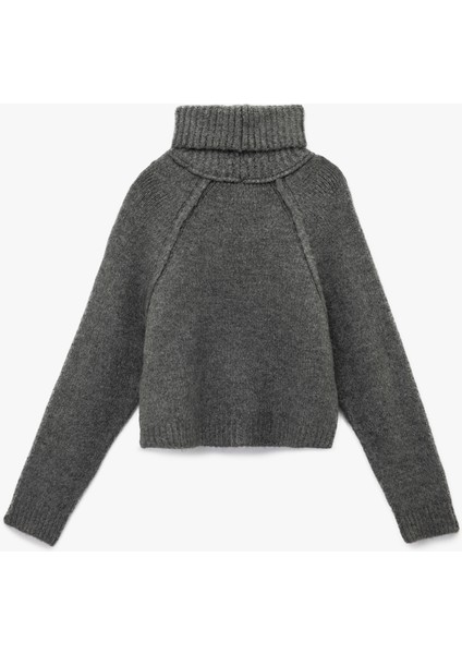 Balıkçı Yaka Uzun Kollu Triko Kazak fırsatları