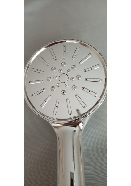 Büyük 2'li Metalik El Duşu Başlığı, Şık ve Dayanıklı Kullanım Sağlar. fırsatları