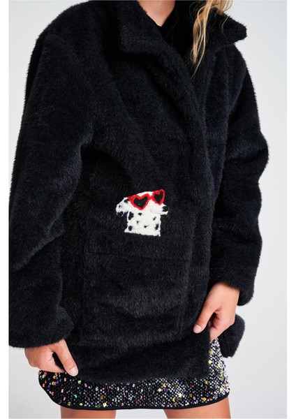 Bg Store Kız Çocuk Siyah Mont modelleri