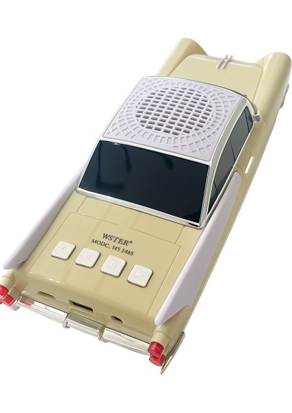 Rosepremium Wster WS-1965 Araba Görünümlü Taşınabilir Kablosuz Bluetooth Hoparlör fırsatları