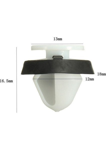 Renault Clıo Iıı / Clio 3 Uyumlu Kapı Döşeme Klipsi /agrafı 7703077469 50 Adet modelleri