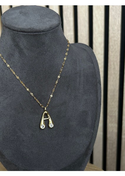 A Harfli Çelik Kolye fırsatları