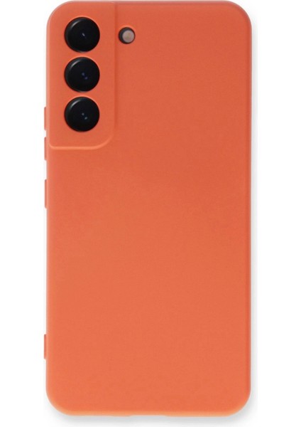 Bfs Samsung Galaxy S23 Plus Kılıf Nano Içi Kadife Silikon - Turuncu