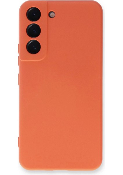 Bfs Samsung Galaxy S23 Plus Kılıf Nano Içi Kadife Silikon - Turuncu modelleri