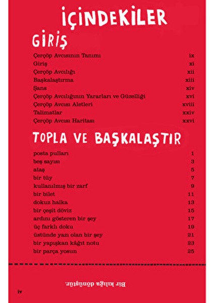 Çerçöp Avcısı Keri Smith Hobi Kitabı 208 Sayfa Yaratıcılığınızı Geliştirin modelleri