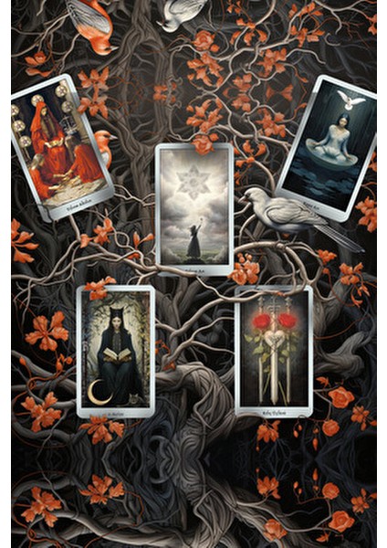 Mistik Cadı Tarot / 78 Kart ve Rehber Kitap