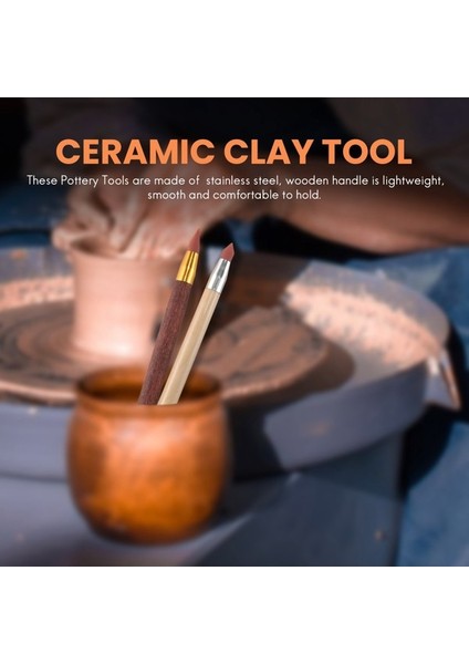 Sagrado 61 Adet Seramik Kil Alet Takımı Polimer Kil Araçları Çömlek Alet Takımı Ahşap Çömlek Şekillendirici Kil Temizleme Aracı Seti (Yurt Dışından) indirimleri