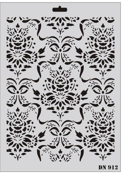Rich Dantel Seri DN-912 Stencil 35X25 cm