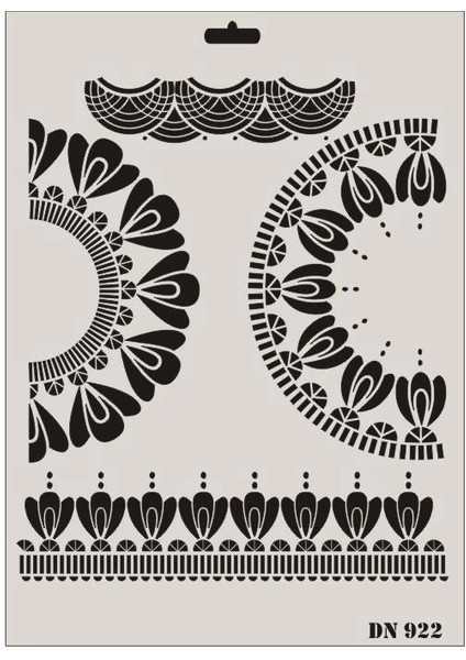 Rich Dantel Seri DN-922 Stencil 35X25 cm