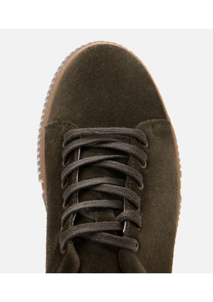 02AYH305180A880 Deri Haki Erkek Günlük Ayakkabı